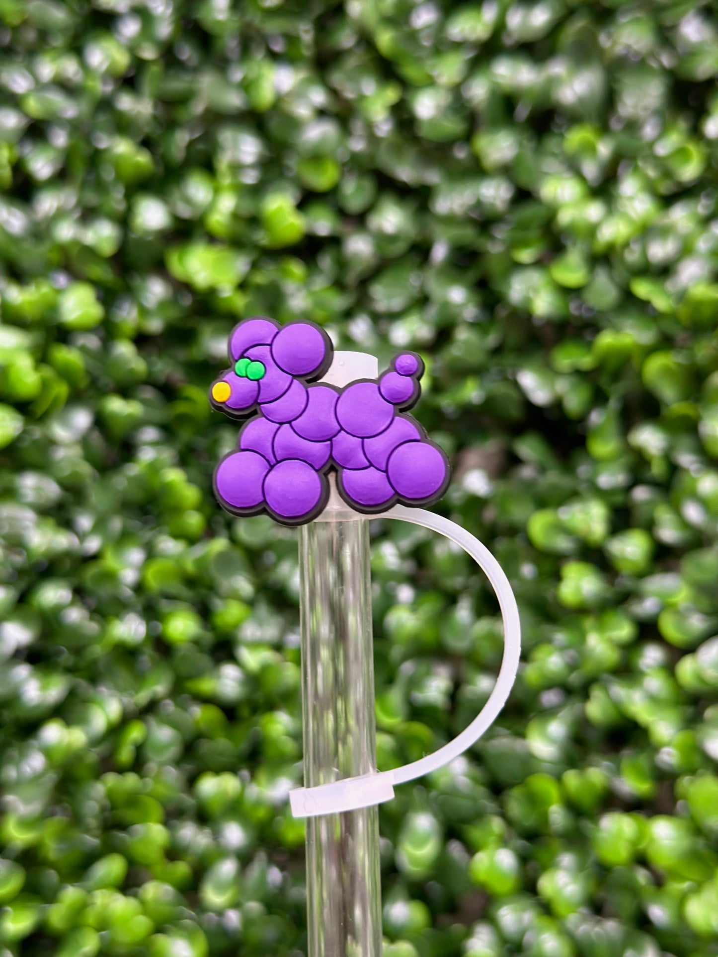 Purple Bead Dog Straw Topper (Pre-Order ETA beginning of January)
