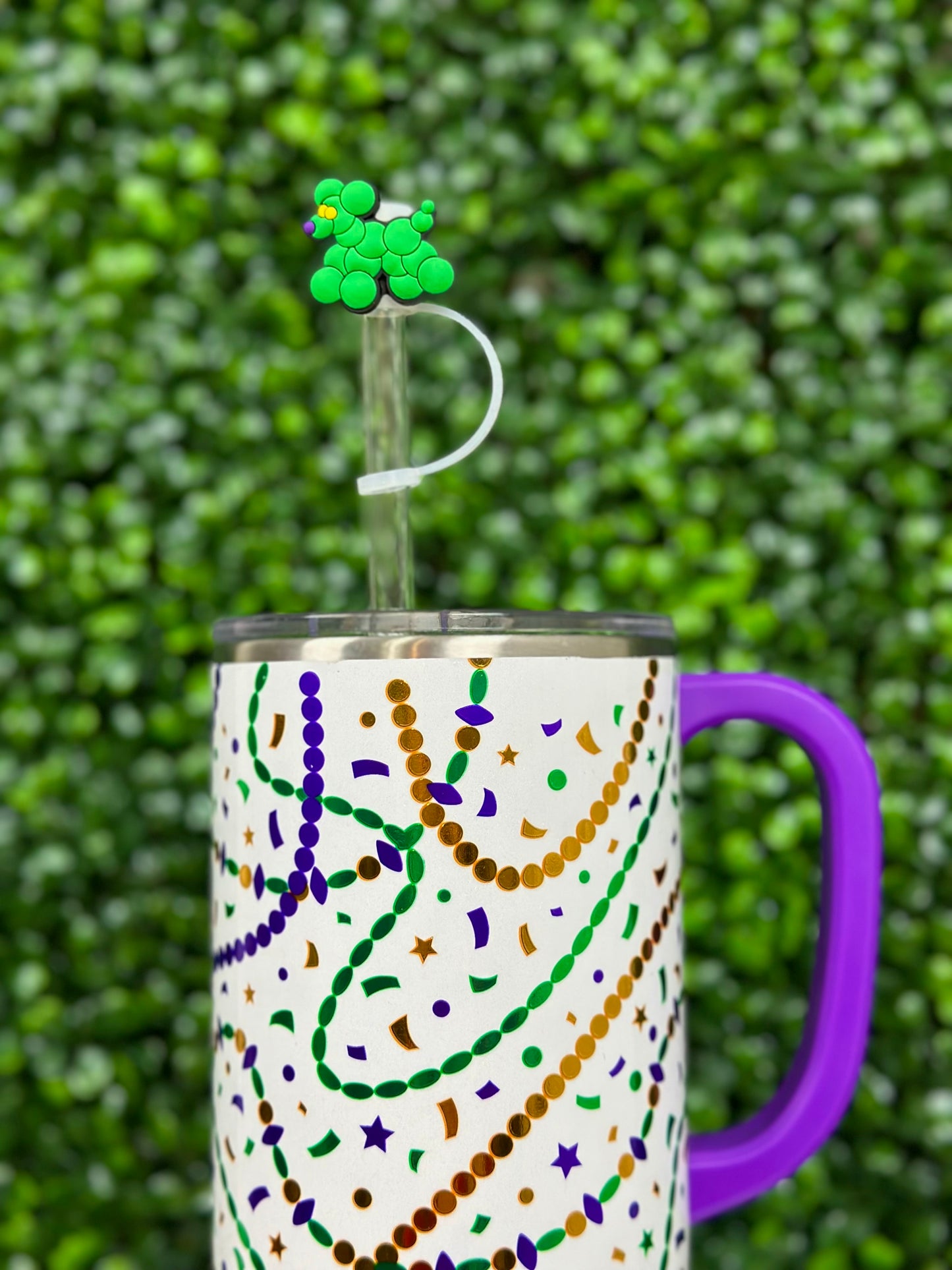 Bead Dog Straw Topper Set