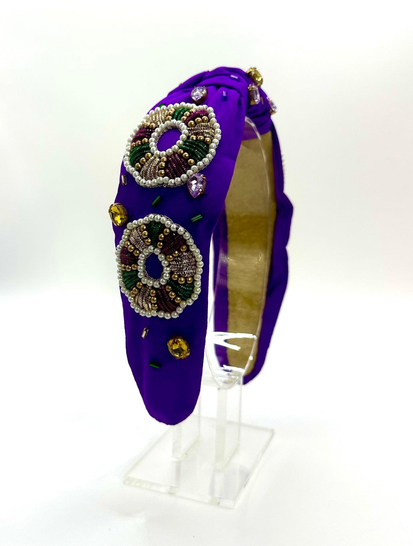 Mardi Gras King Cake Headband