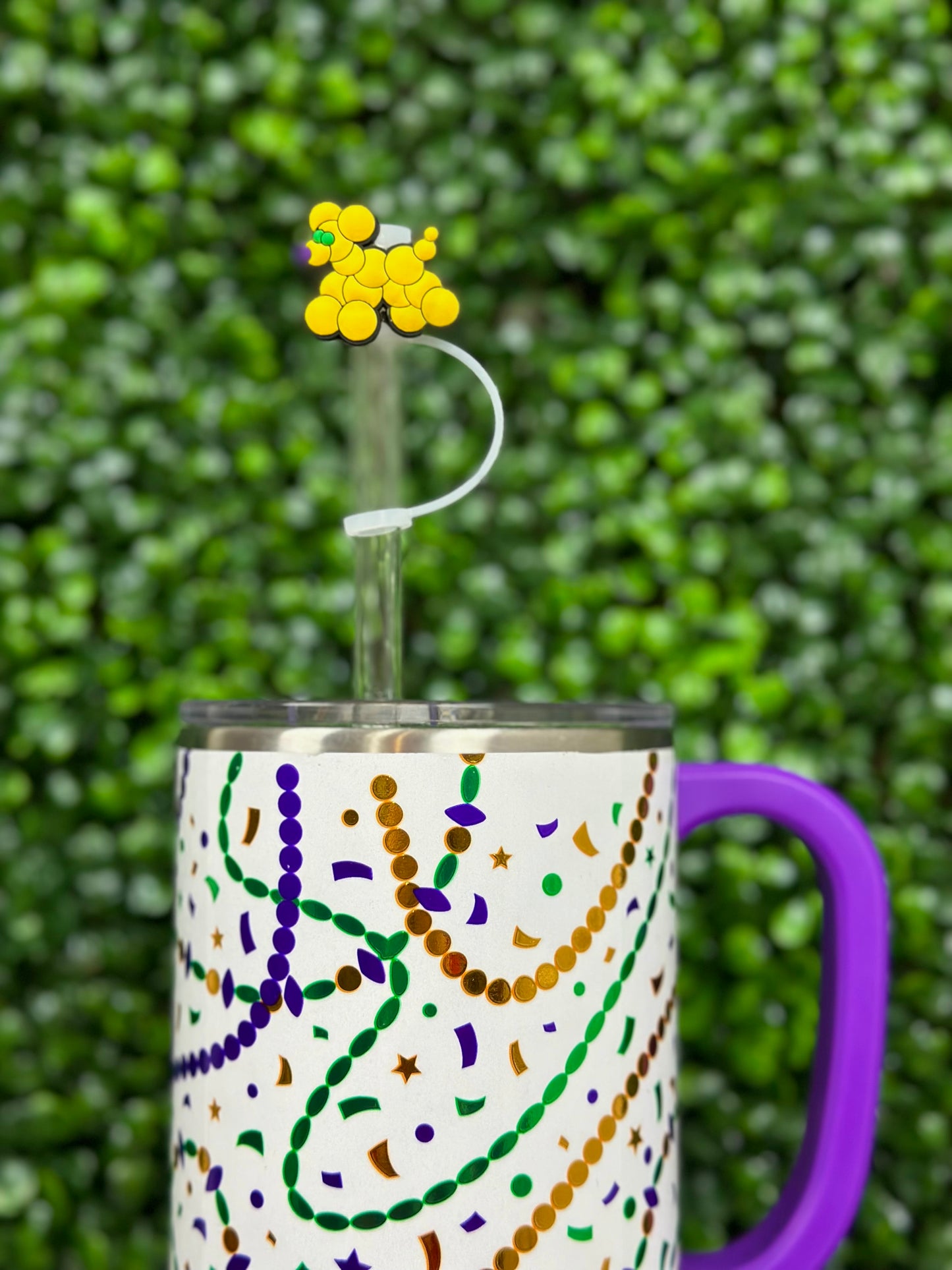 Yellow Bead Dog Straw Topper (Pre-Order ETA beginning of January)